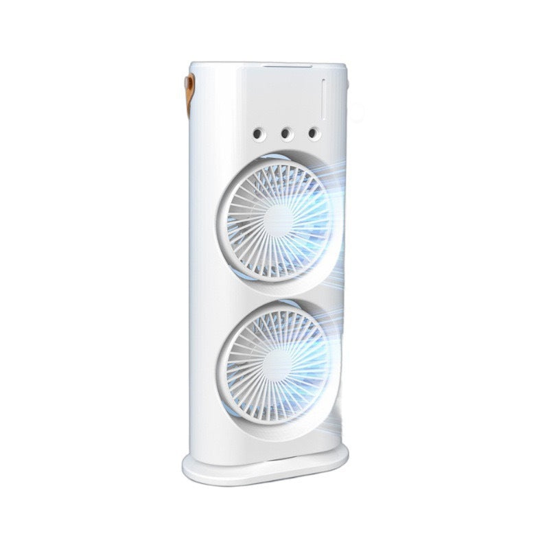 Mini Ventilateur Portable Rechargeable avec Pulvérisateur