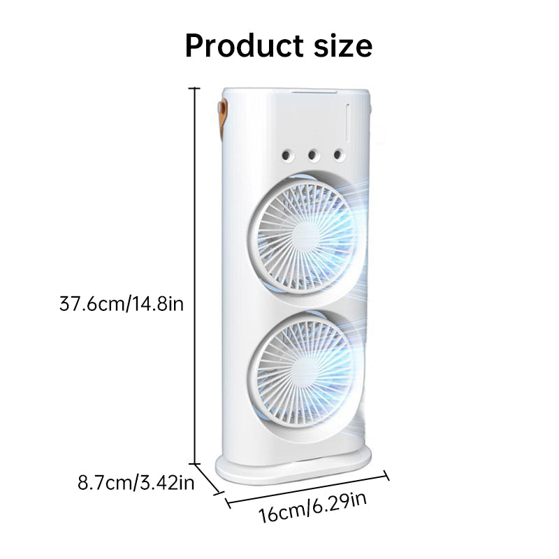 Mini Ventilateur Portable Rechargeable avec Pulvérisateur